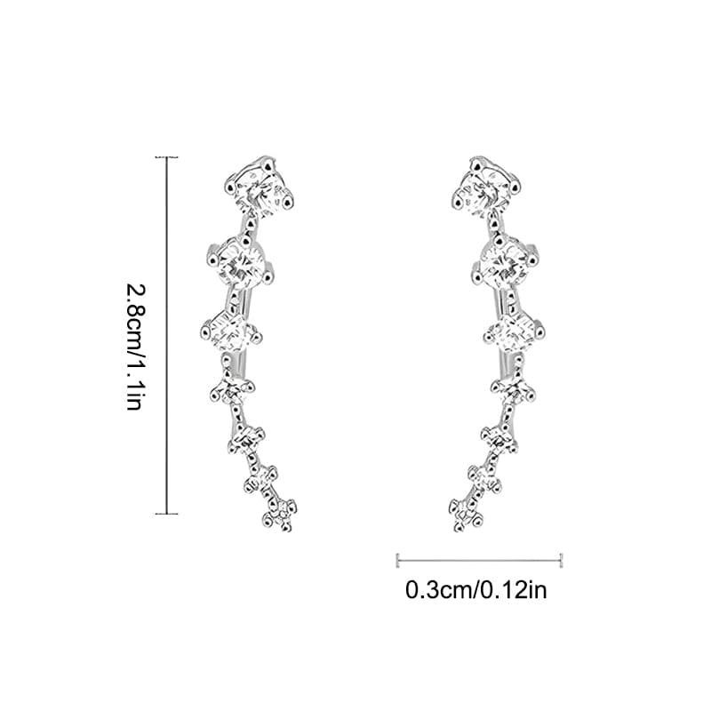 LA BOUTIQUE ELEGANTE Oc?ane? - Seven sparkling stars earrings - Image 2